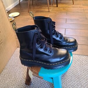 Dr. Martens Black Lace Up Boots